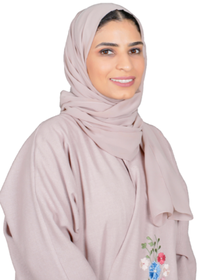 Portrait of Iman Al Barwani, CEO